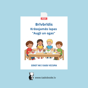 Krāsojamās lapas “Augļi un ogas"