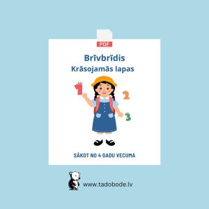 Krāsojamās lapas “Cipari”