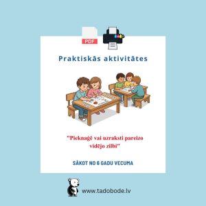 "Pieknaģē vai uzraksti pareizo vidējo zilbi"